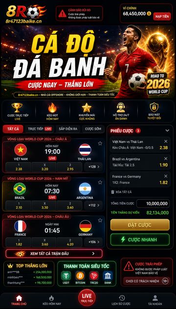 cá độ đá banh screenshot 1